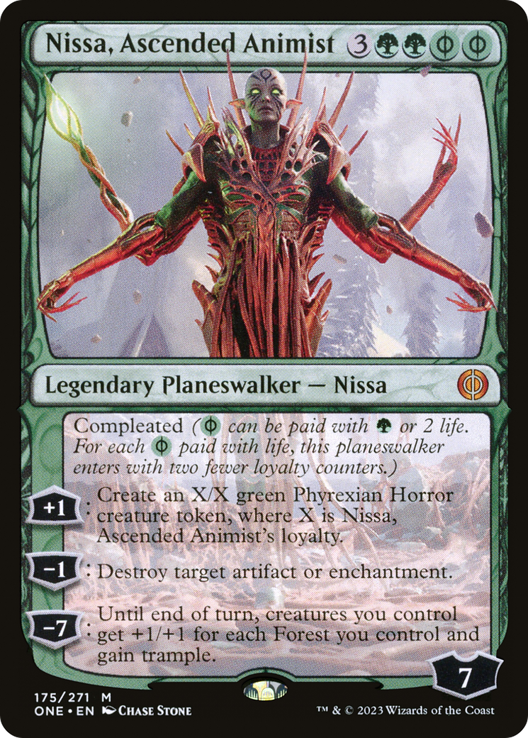 Nissa, Ascended Animist [Phyrexia: All Will Be One] | I Want That Stuff Brandon
