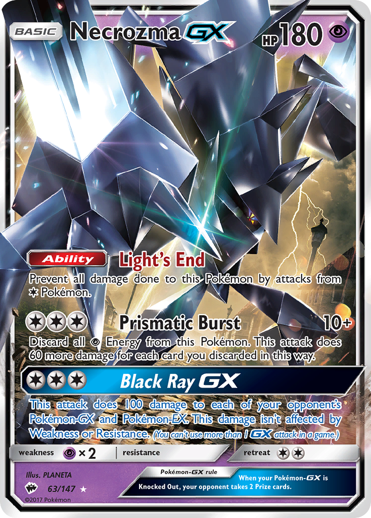 Necrozma GX (63/147) [Sun & Moon: Burning Shadows] | I Want That Stuff Brandon