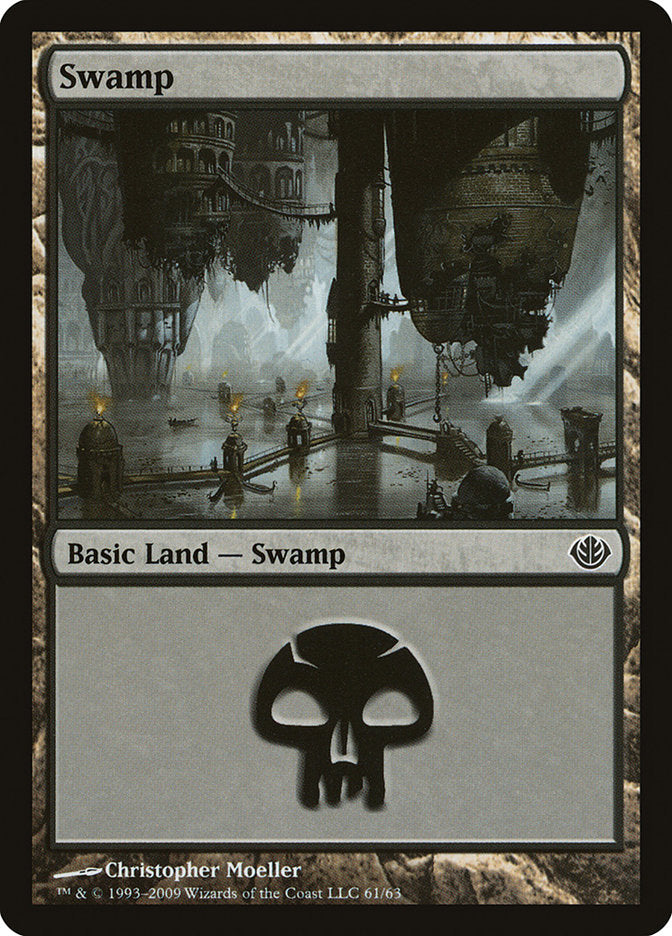 Swamp (61) [Duel Decks: Garruk vs. Liliana] | I Want That Stuff Brandon