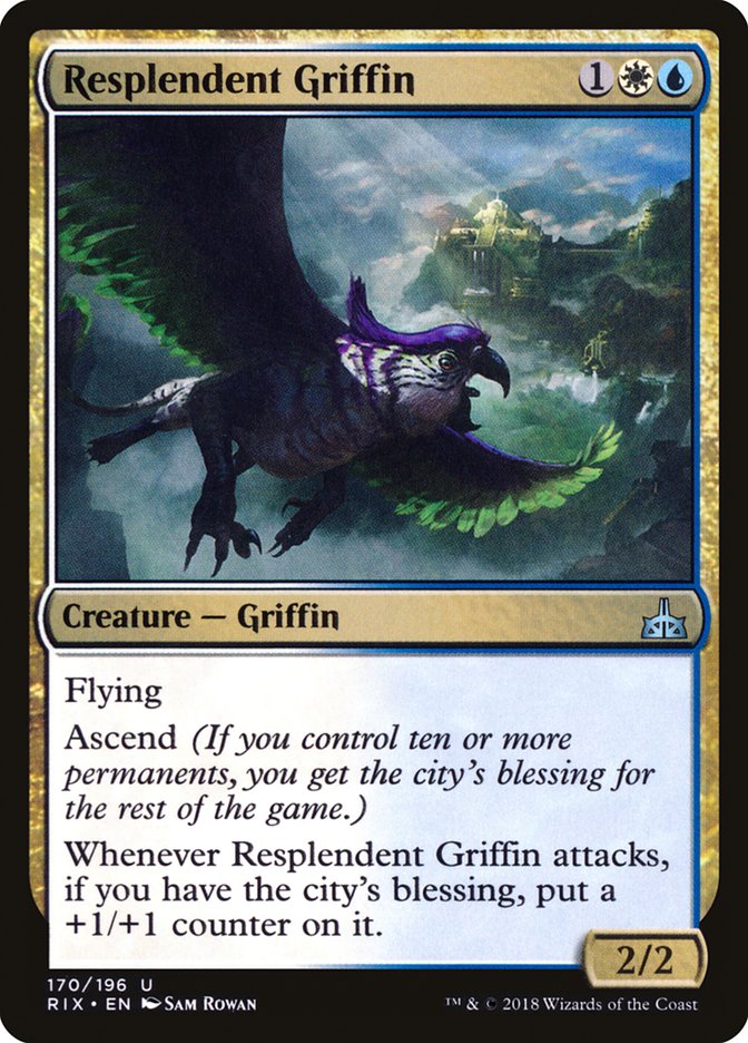 Resplendent Griffin [Rivals of Ixalan] | I Want That Stuff Brandon