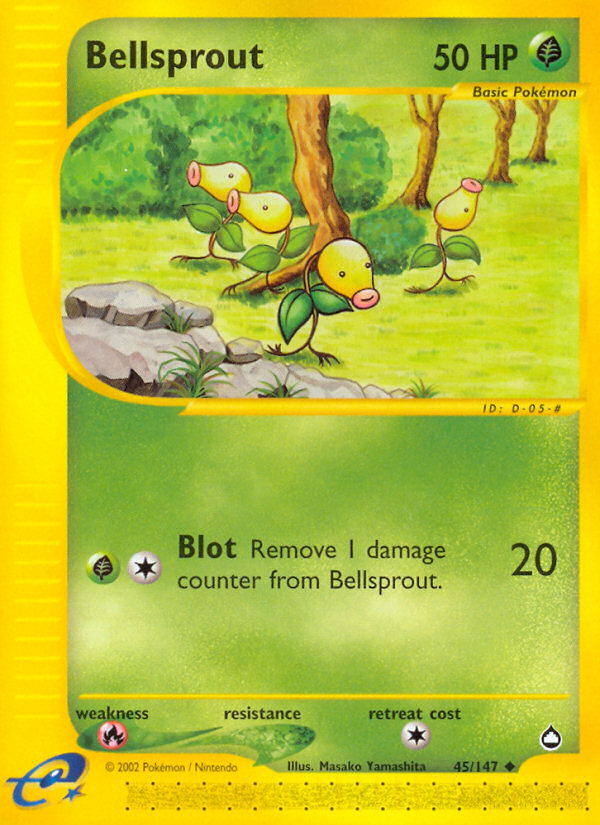 Bellsprout (45/147) [Aquapolis] | I Want That Stuff Brandon