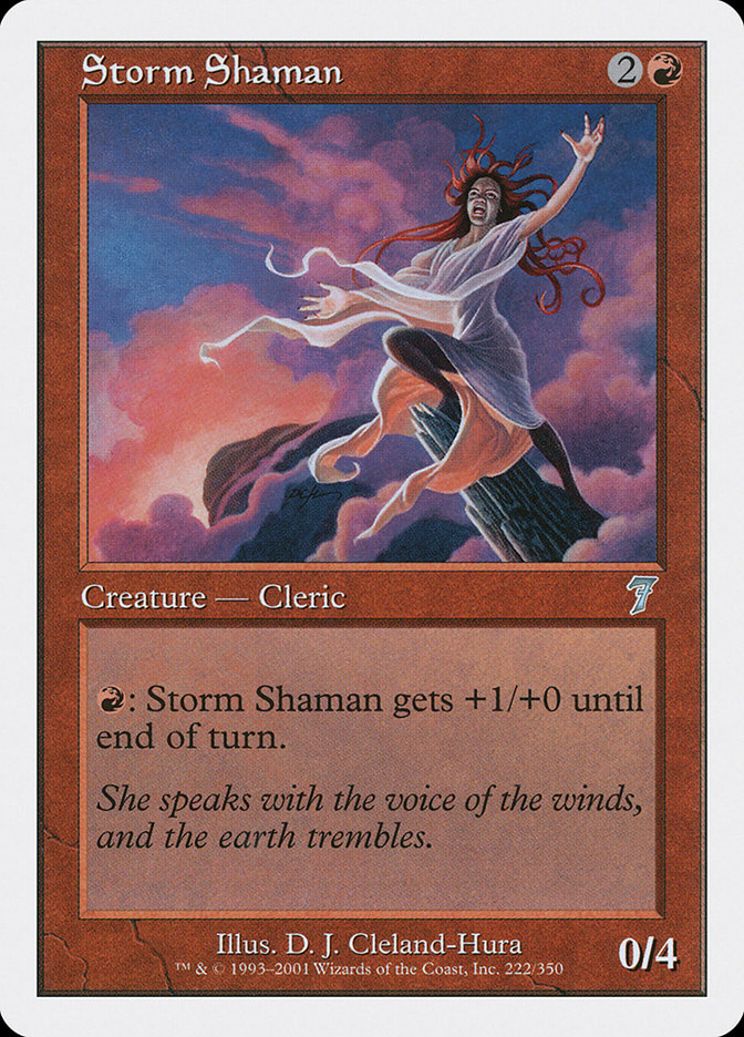 Storm Shaman [Seventh Edition] | I Want That Stuff Brandon