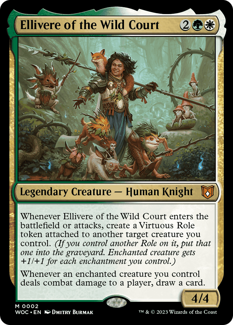 Ellivere of the Wild Court [Wilds of Eldraine Commander] | I Want That Stuff Brandon