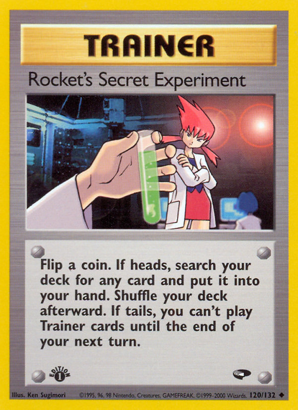 Rocket's Secret Experiment (120/132) [Gym Challenge 1st Edition] | I Want That Stuff Brandon