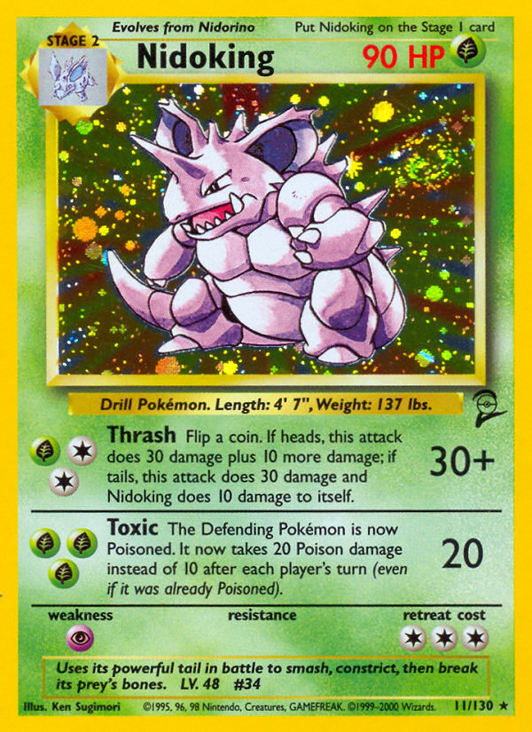 Nidoking (11/130) [Base Set 2] | I Want That Stuff Brandon