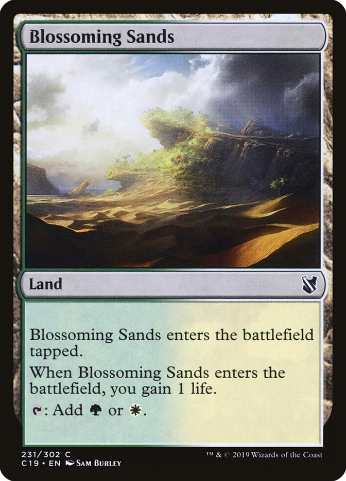 Blossoming Sands [Commander 2019] | I Want That Stuff Brandon