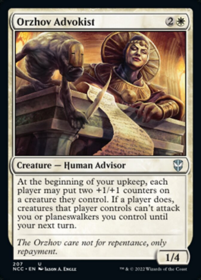 Orzhov Advokist [Streets of New Capenna Commander] | I Want That Stuff Brandon