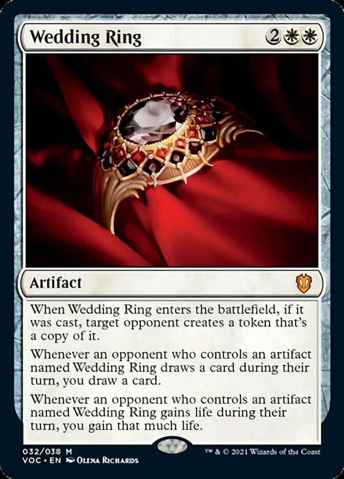 Wedding Ring [Innistrad: Crimson Vow Commander] | I Want That Stuff Brandon