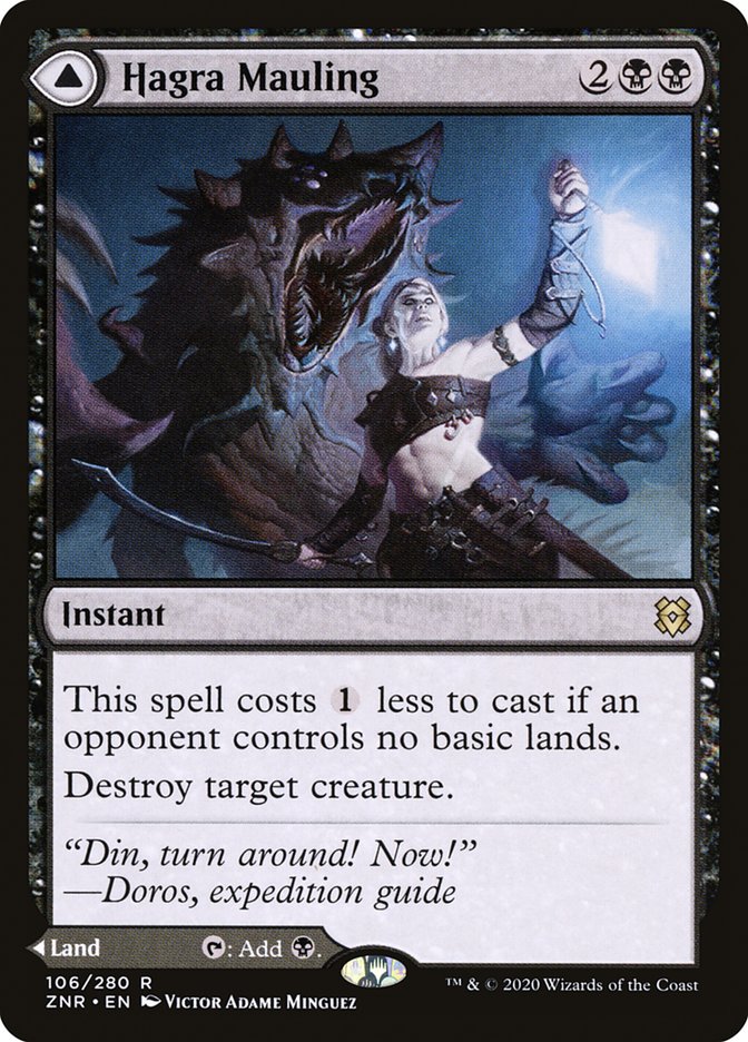 Hagra Mauling // Hagra Broodpit [Zendikar Rising] | I Want That Stuff Brandon