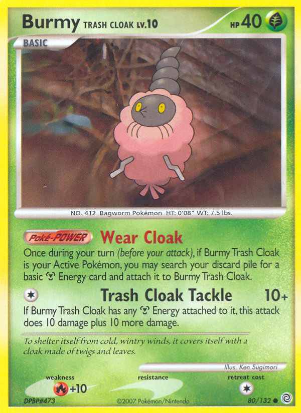 Burmy Trash Cloak (80/132) [Diamond & Pearl: Secret Wonders] | I Want That Stuff Brandon