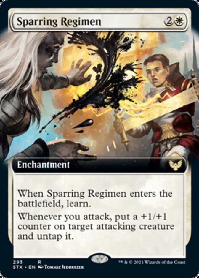 Sparring Regimen (Extended Art) [Strixhaven: School of Mages] | I Want That Stuff Brandon
