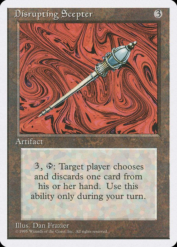 Disrupting Scepter [Fourth Edition] | I Want That Stuff Brandon