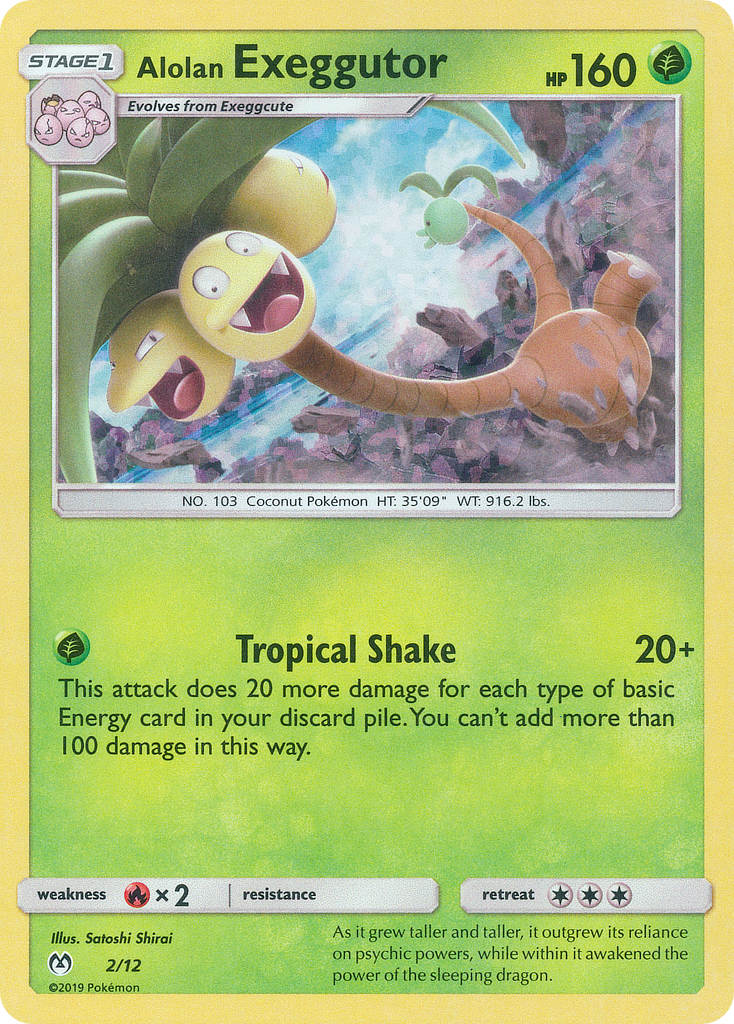 Alolan Exeggutor (2/12) [McDonald's Promos: 2019 Collection] | I Want That Stuff Brandon