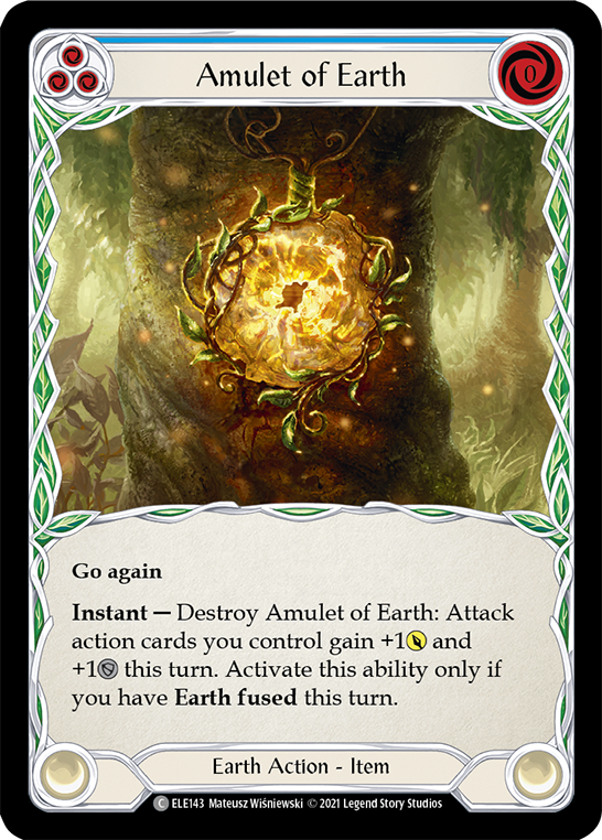 Amulet of Earth [ELE143] (Tales of Aria)  1st Edition Normal | I Want That Stuff Brandon