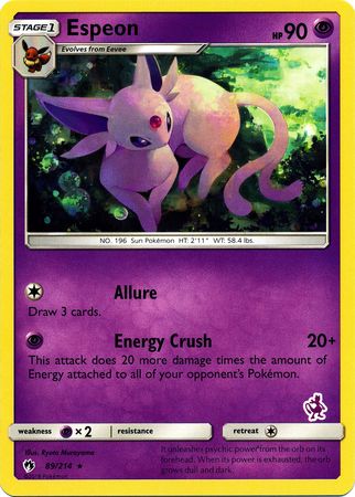 Espeon (89/214) (Mewtwo Deck) [Battle Academy 2020] | I Want That Stuff Brandon