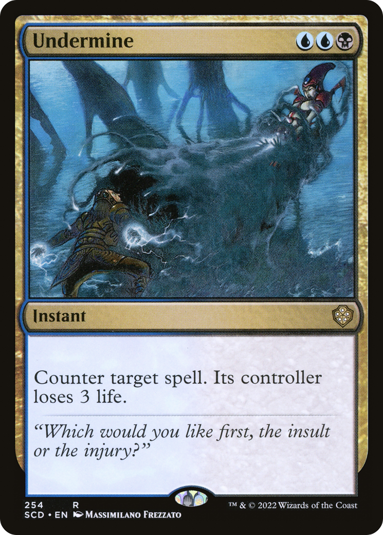 Undermine [Starter Commander Decks] | I Want That Stuff Brandon