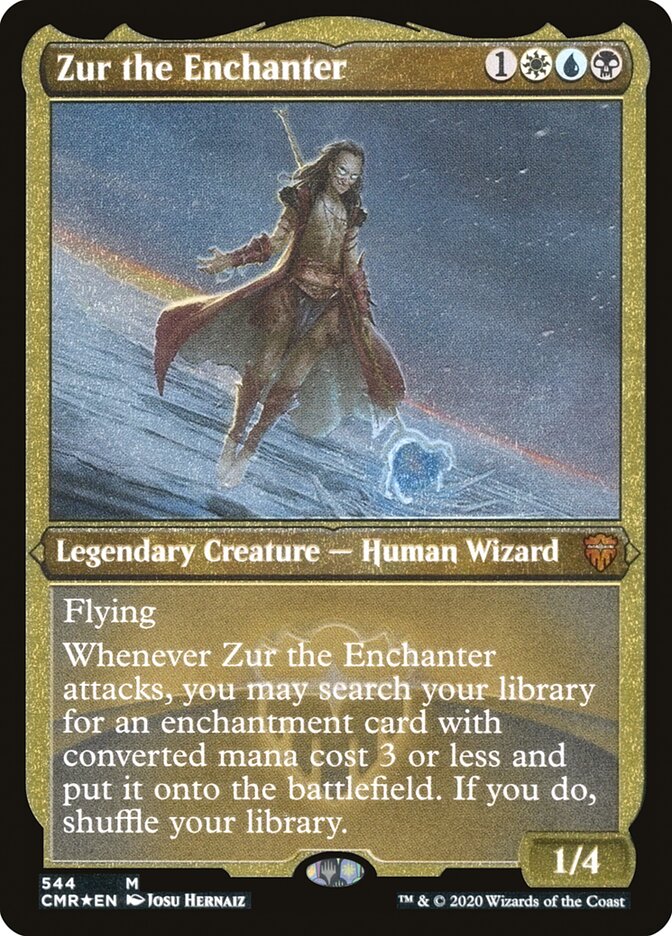 Zur the Enchanter (Etched) [Commander Legends] | I Want That Stuff Brandon