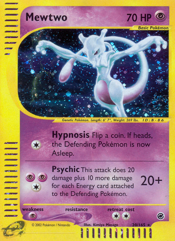 Mewtwo (20/165) [Expedition: Base Set] | I Want That Stuff Brandon