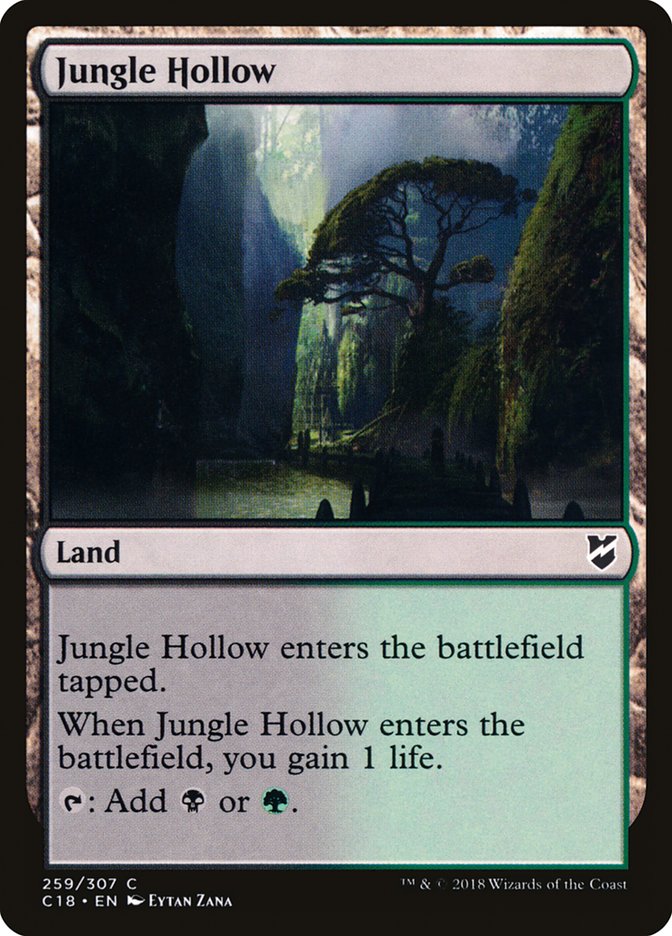 Jungle Hollow [Commander 2018] | I Want That Stuff Brandon