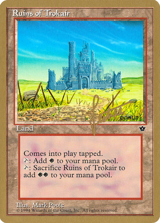 Ruins of Trokair (Bertrand Lestree) [Pro Tour Collector Set] | I Want That Stuff Brandon
