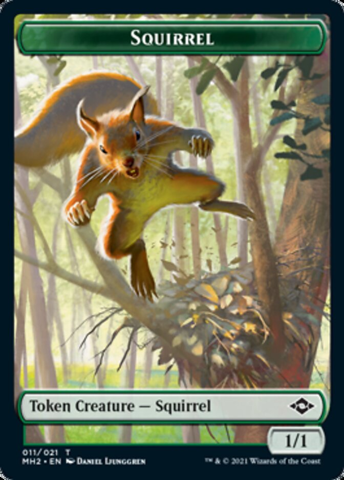 Bird // Squirrel Double-Sided Token [Modern Horizons 2 Tokens] | I Want That Stuff Brandon