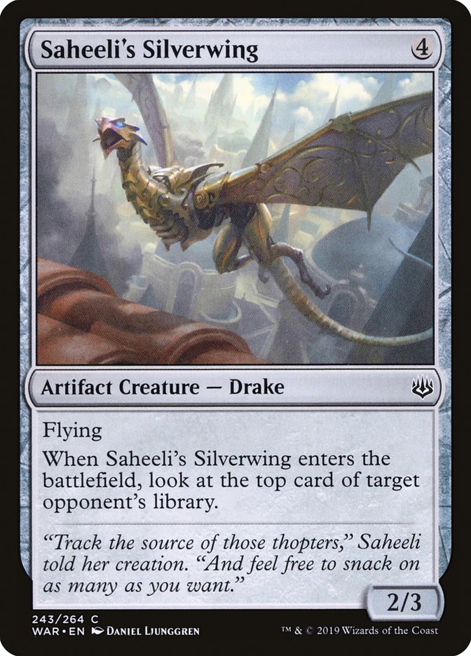 Saheeli's Silverwing [War of the Spark] | I Want That Stuff Brandon