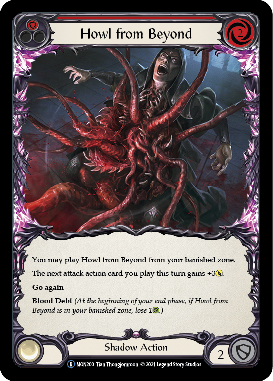 Howl from Beyond (Red) [U-MON200] Unlimited Edition Normal | I Want That Stuff Brandon