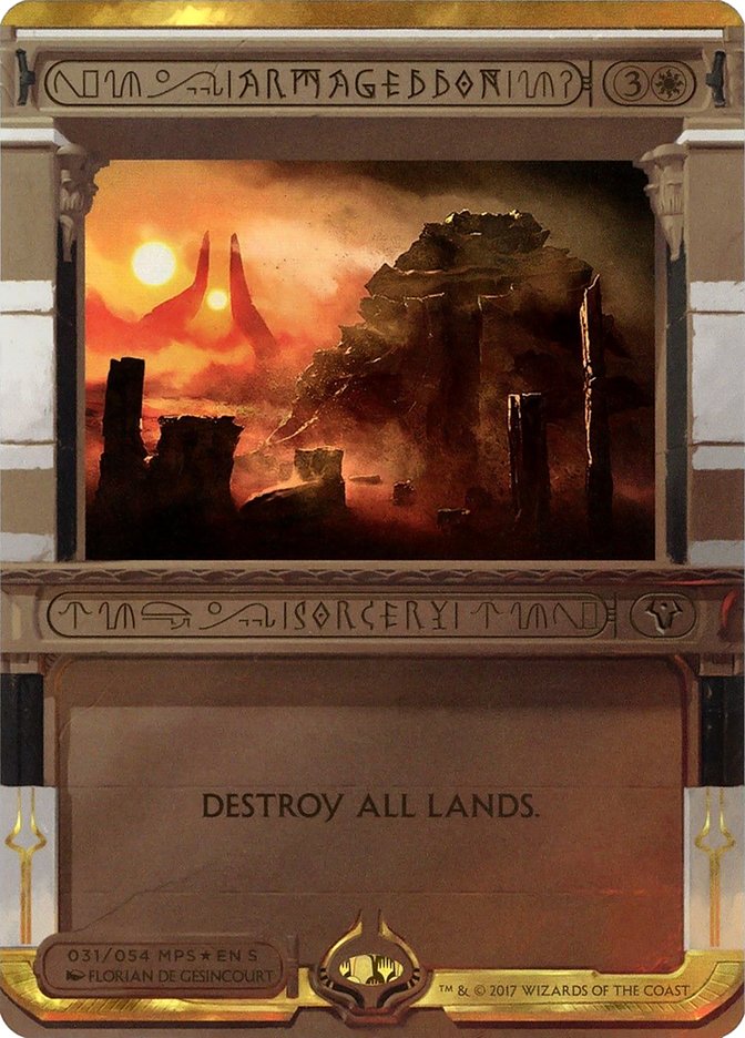 Armageddon (Invocation) [Amonkhet Invocations] | I Want That Stuff Brandon