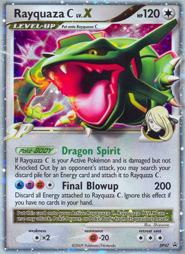 Rayquaza C LV.X (DP47) [Diamond & Pearl: Black Star Promos] | I Want That Stuff Brandon