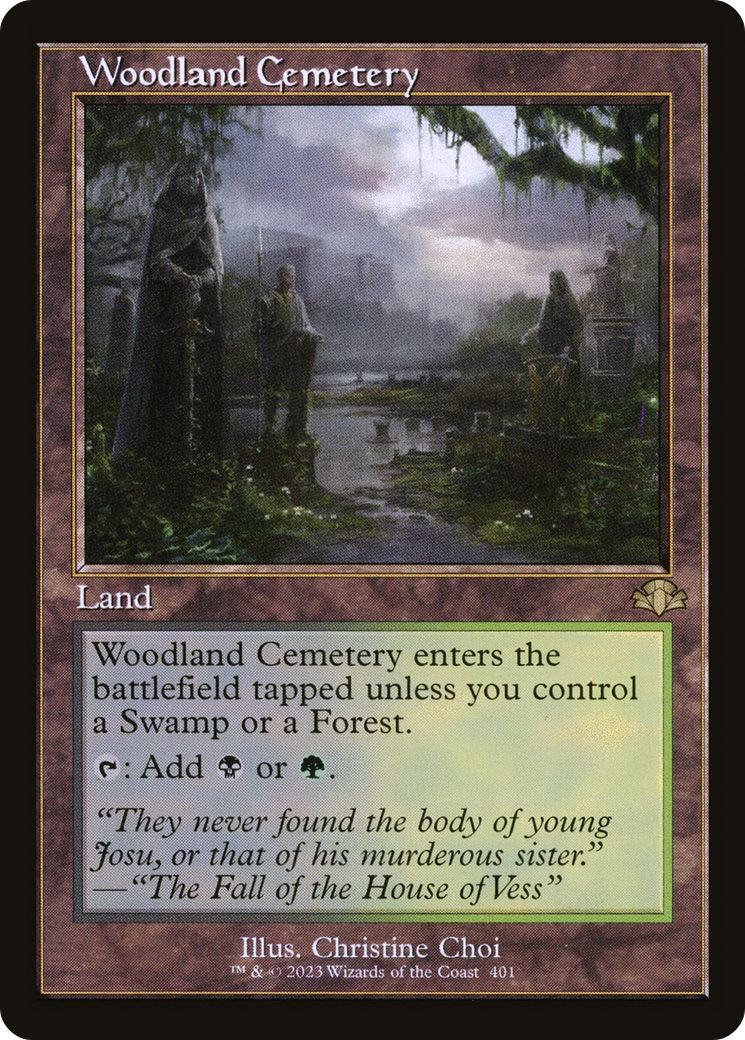 Woodland Cemetery (Retro) [Dominaria Remastered] | I Want That Stuff Brandon