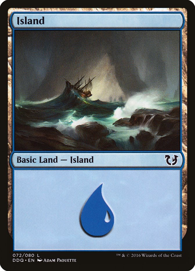 Island (72) [Duel Decks: Blessed vs. Cursed] | I Want That Stuff Brandon