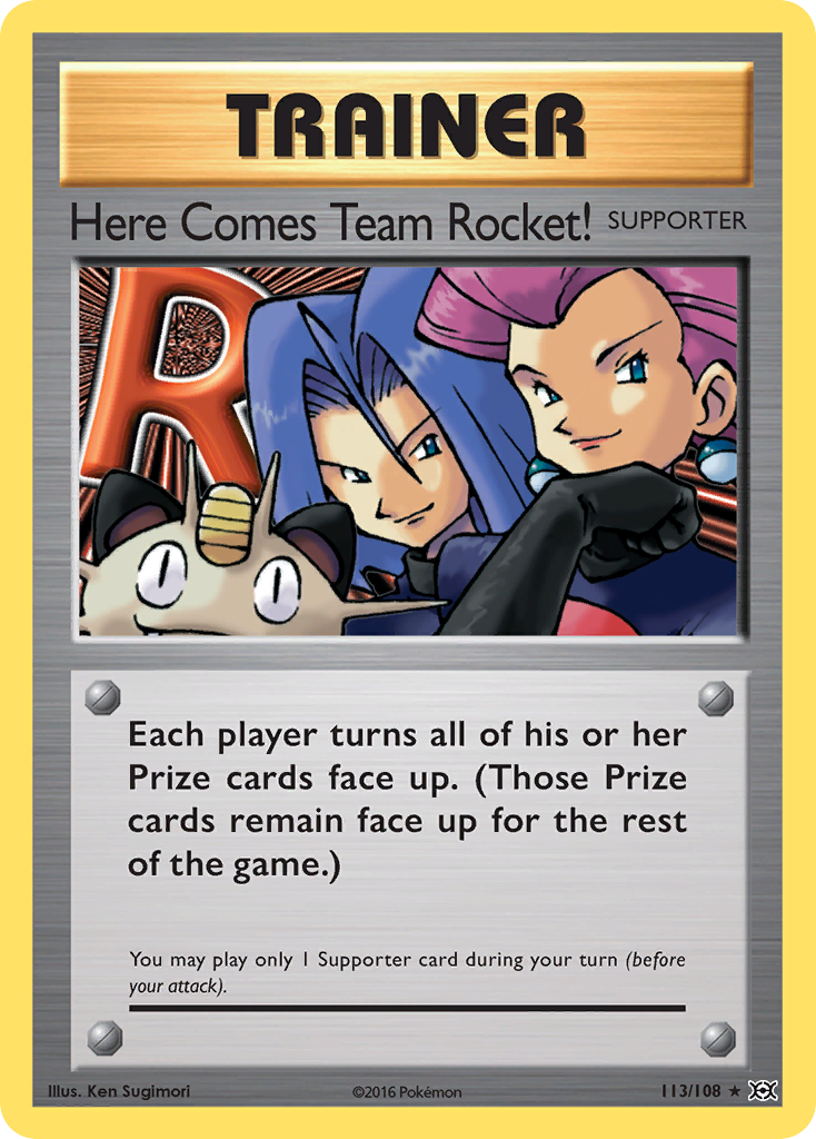 Here Comes Team Rocket! (113/108) [XY: Evolutions] | I Want That Stuff Brandon