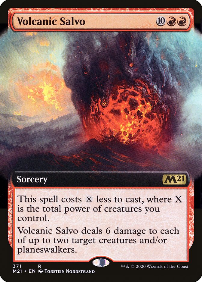 Volcanic Salvo (Extended Art) [Core Set 2021] | I Want That Stuff Brandon