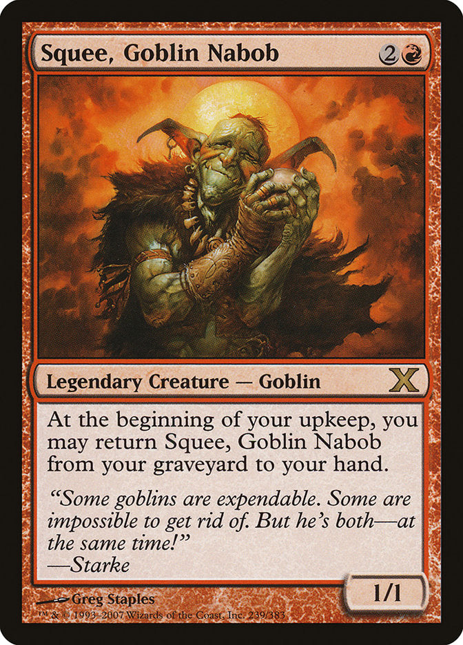 Squee, Goblin Nabob [Tenth Edition] | I Want That Stuff Brandon