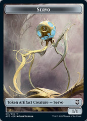 Servo // Treasure Double-Sided Token [Dungeons & Dragons: Adventures in the Forgotten Realms Commander Tokens] | I Want That Stuff Brandon