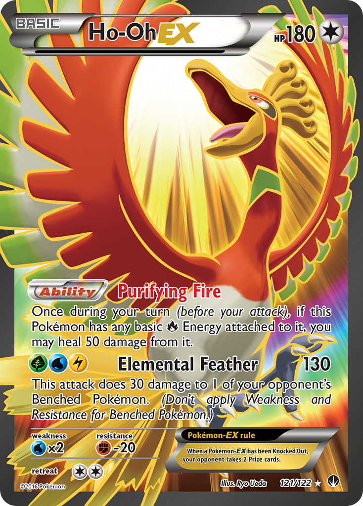 Ho-Oh EX (121/122) [XY: BREAKpoint] | I Want That Stuff Brandon