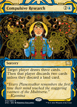 Compulsive Research (Foil Etched) [Strixhaven: School of Mages Mystical Archive] | I Want That Stuff Brandon