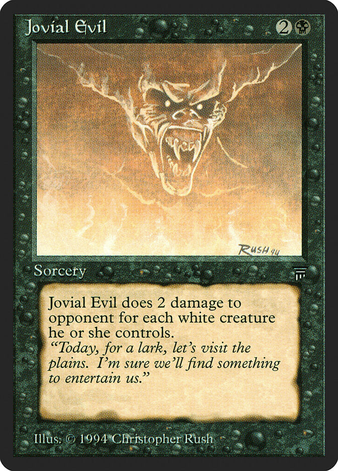 Jovial Evil [Legends] | I Want That Stuff Brandon