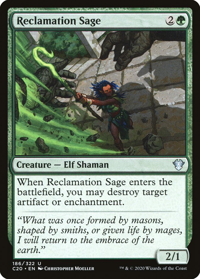 Reclamation Sage [Commander 2020] | I Want That Stuff Brandon