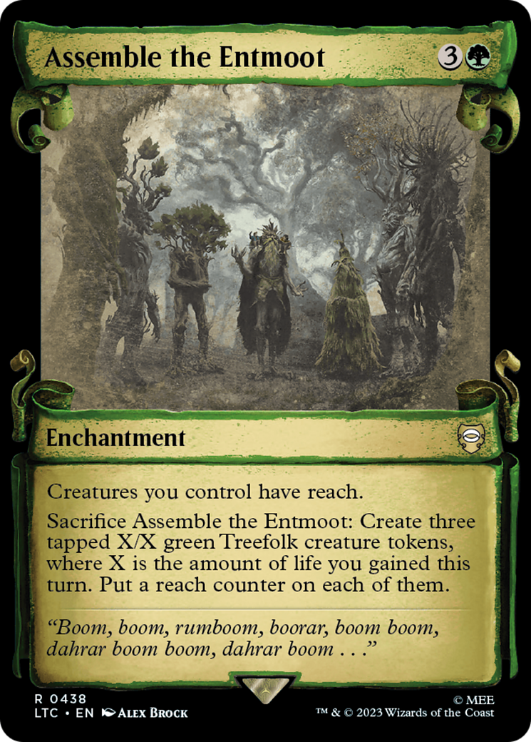 Assemble the Entmoot [The Lord of the Rings: Tales of Middle-Earth Commander Showcase Scrolls] | I Want That Stuff Brandon