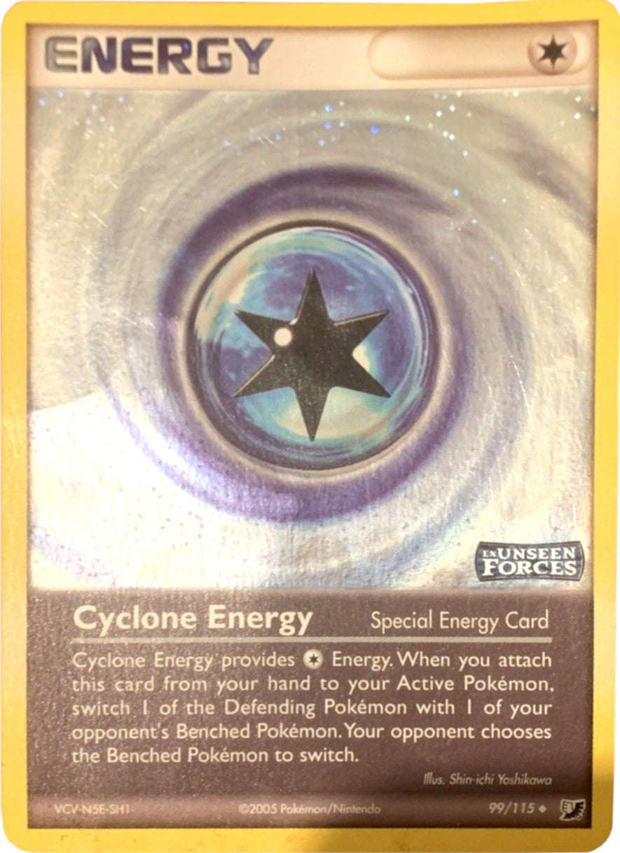 Cyclone Energy (99/115) (Stamped) [EX: Unseen Forces] | I Want That Stuff Brandon