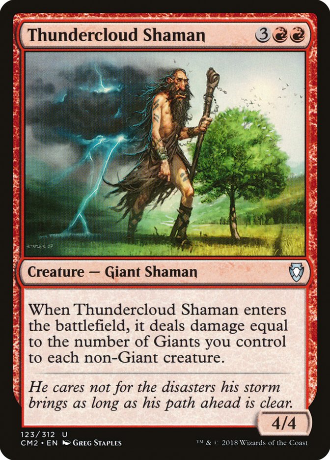 Thundercloud Shaman [Commander Anthology Volume II] | I Want That Stuff Brandon