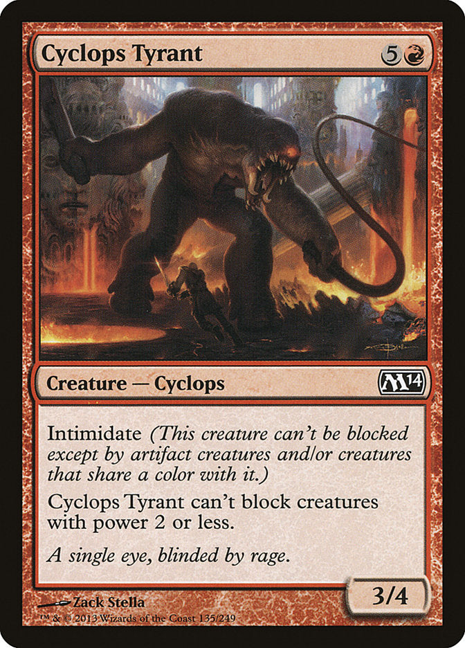 Cyclops Tyrant [Magic 2014] | I Want That Stuff Brandon
