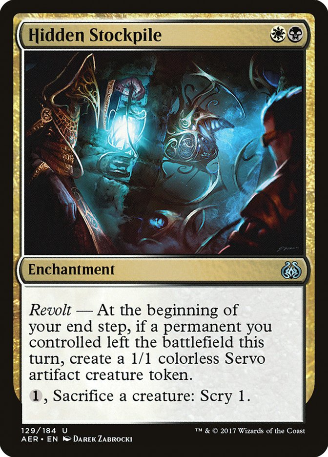 Hidden Stockpile [Aether Revolt] | I Want That Stuff Brandon