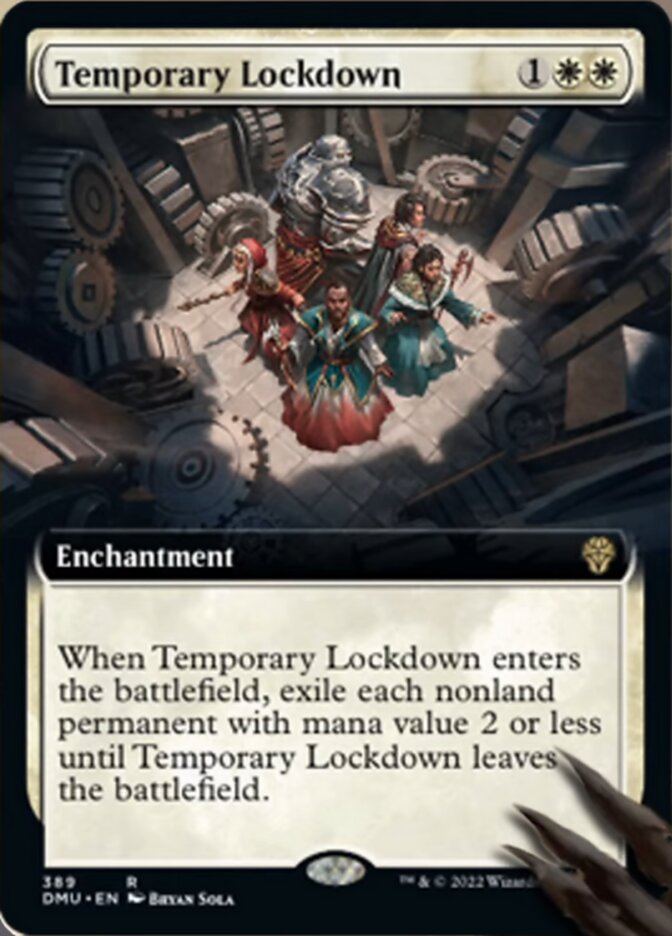 Temporary Lockdown (Extended Art) [Dominaria United] | I Want That Stuff Brandon