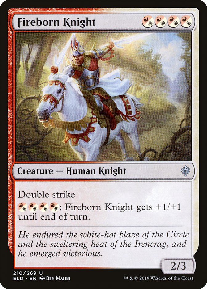 Fireborn Knight [Throne of Eldraine] | I Want That Stuff Brandon