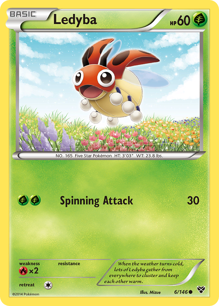 Ledyba (6/146) [XY: Base Set] | I Want That Stuff Brandon