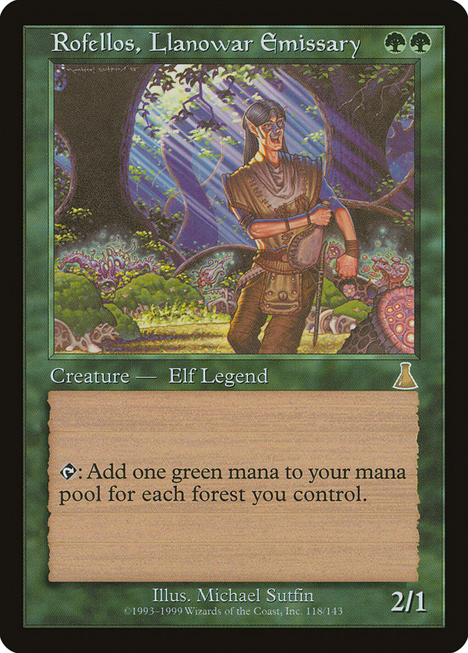 Rofellos, Llanowar Emissary [Urza's Destiny] | I Want That Stuff Brandon