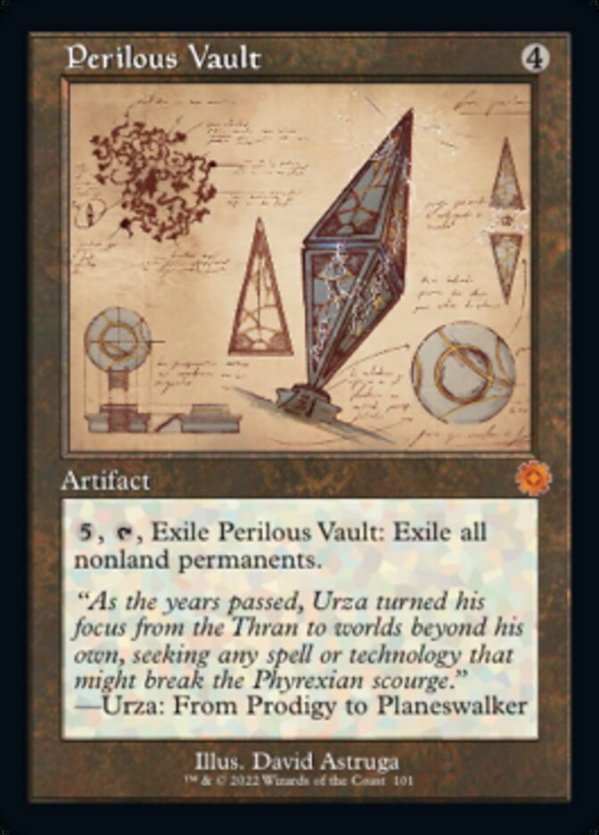 Perilous Vault (Retro Schematic) [The Brothers' War Retro Artifacts] | I Want That Stuff Brandon