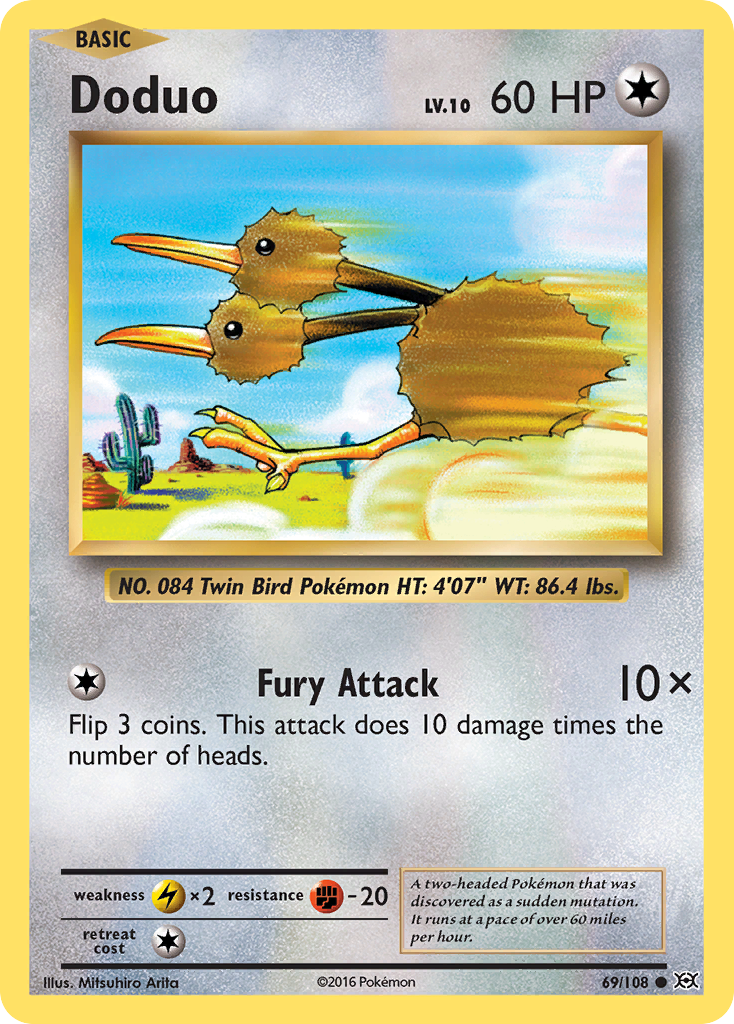 Doduo (69/108) [XY: Evolutions] | I Want That Stuff Brandon